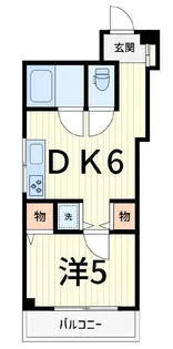 第二池辺マンション【1階】の間取り