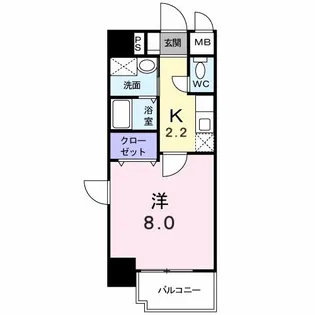アイ・フィオーレ東原【7階】の間取り