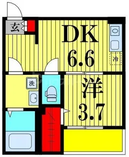 メグリオ新松戸IV【2階】の間取り