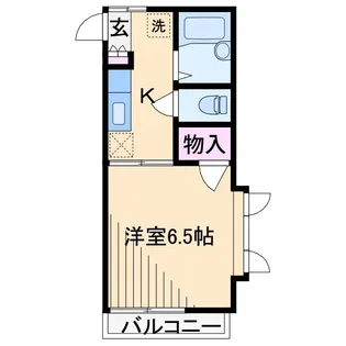 ファミールラプラス【2階】の間取り