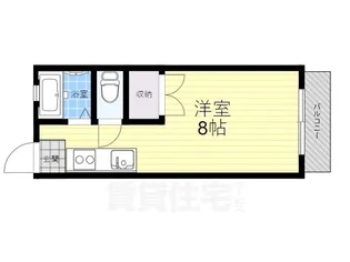 中尾ハイツ【1階】の間取り