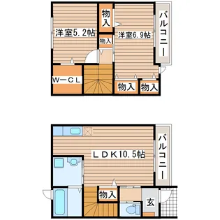 ルミエール桜木の間取り