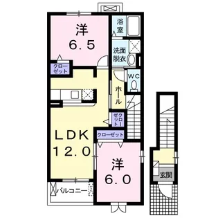 ルーチェ・II【2階】の間取り