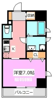 ハイツグレース【9階】の間取り