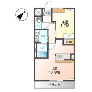 フレグラントオリーブ(Fragrant Olive)【1階】の間取り