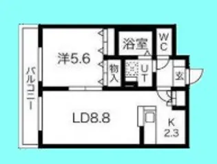 PISO ARCE Shinagawa【2階】の間取り