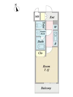 CINZA卸町【4階】の間取り