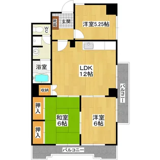 スカイハイツ川口(管理物件用)【7階】の間取り