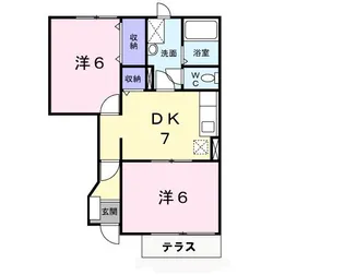 コルザT【1階】の間取り