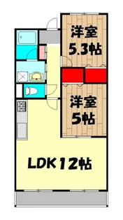 リッシェル【3階】の間取り