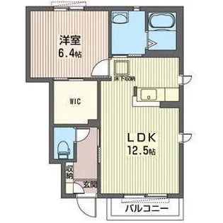 ラ・ボヌール B【1階】の間取り