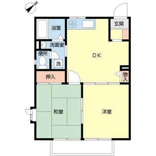 サンモールB【2階】の間取り
