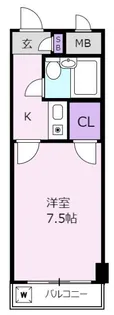 カオパレスNo.18【3階】の間取り
