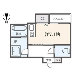 ウェルスクエア大塚【3階】の間取り