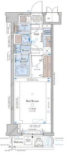 コンシェリア目黒 THE RESIDENCE【4階】の間取り