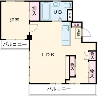 ビラロータス【3階】の間取り