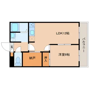 中田アヴェニューII【3階】の間取り