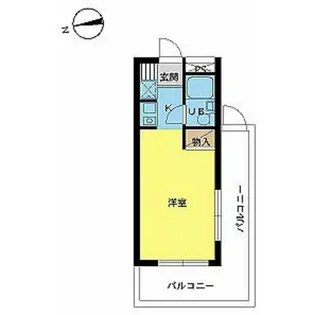 スカイコート生田【1階】の間取り