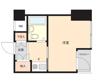 ダイカンプラザ横浜シティ【6階】の間取り
