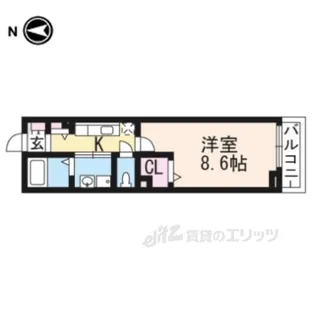プランドール【2階】の間取り
