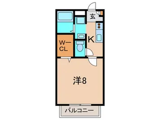 エスポワ-ル西台B棟【1階】の間取り
