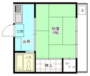 ハウス林間【2階】の間取り
