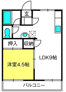 堀の内ハウス【1階】の間取り