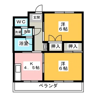 プレミール千樹【3階】の間取り
