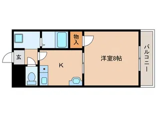 マリンパレス須磨【2階】の間取り