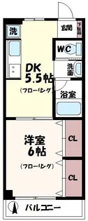 ドミールMORI【1階】の間取り