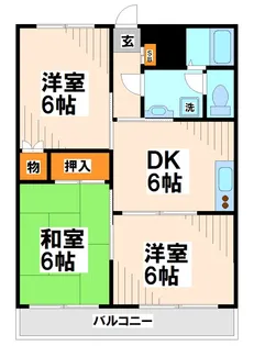 丸茂ビル【3階】の間取り