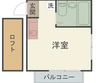 シルクロード日野【1階】の間取り