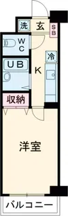 ドルフ喜多見【3階】の間取り