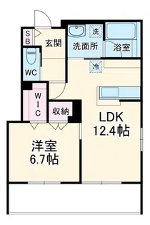 仮)山門町ヘーベルハウス【2階】の間取り