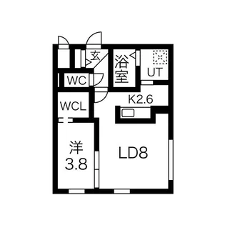 white court【2階】の間取り