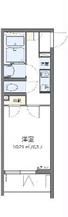 クレイノGRACE【4階】の間取り