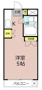 アザリア坂戸【1階】の間取り