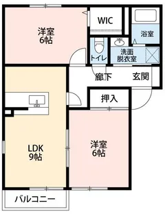 Green Flora A (グリーンフローラA)【2階】の間取り
