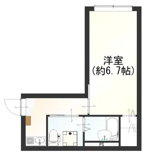 Ciel北千住【2階】の間取り