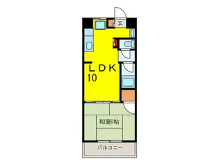サンハイム【2階】の間取り