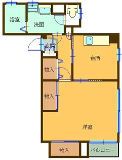 ヌーヴ田端【2階】の間取り