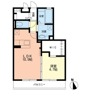 フレシール【2階】の間取り