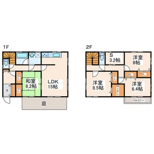 熊本県熊本市東区下江津3【一戸建】の間取り