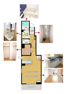 エステート・SUGI(スギ) III棟【1階】の間取り