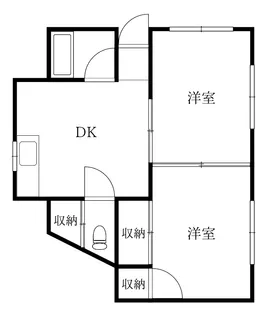 徳島県徳島市住吉1【アパート】の間取り