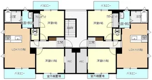 ツルエッタ府中【2階】の間取り