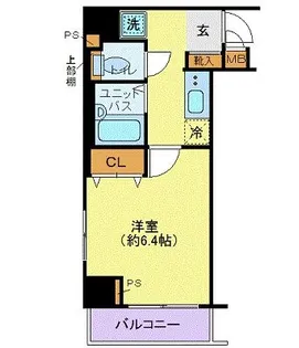 メインステージ西新宿【3階】の間取り