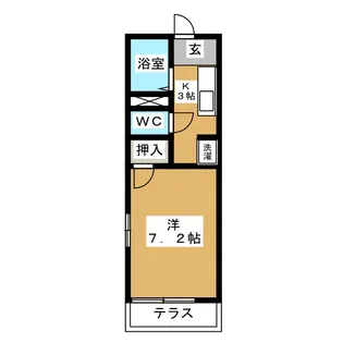 ハイムOukan【1階】の間取り