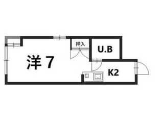 出汐Uビル【5階】の間取り