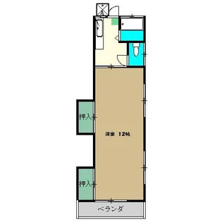 めぐみ荘【2階】の間取り